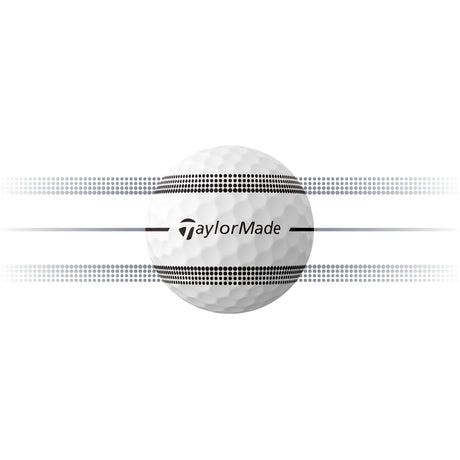 Taylor Made 2025 TP5x Stripe Golfbälle, 12 Stück - Golflaedchen.de