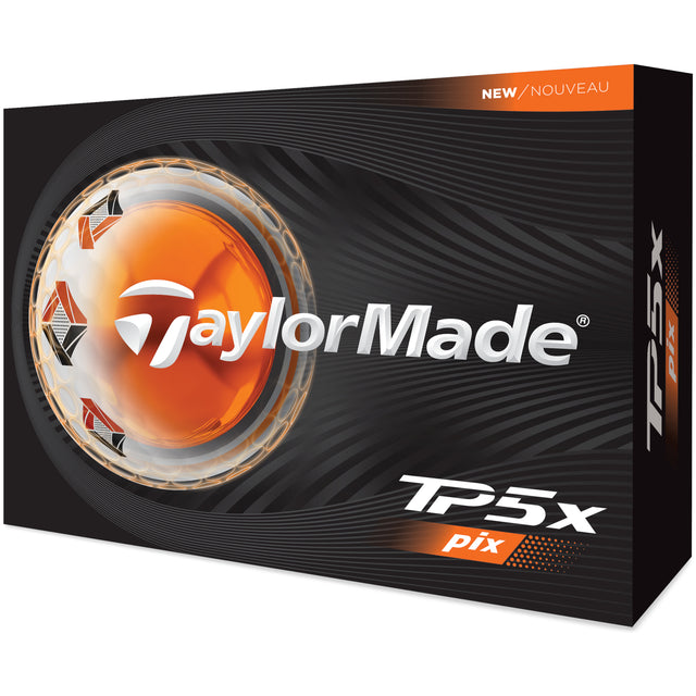 Taylor Made 2026 TP5x Pix Golfbälle, Weiß, 12 Stück - Golflaedchen.de
