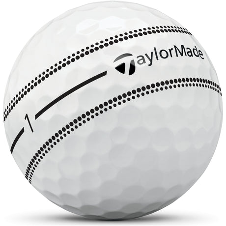 Taylor Made 2026 TP5 Stripe Golfbälle, Weiß, 12 Stück - Golflaedchen.de