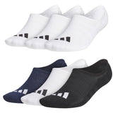 Adidas No Show Herren Golf Socken, 3 Paar Vorteilspack, Weiß - Golflaedchen.de