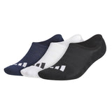 Adidas No Show Herren Golf Socken, 3 Paar Vorteilspack, Weiß - Golflaedchen.de