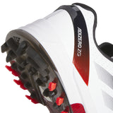 Adidas Adizero ZG 2026 Herren Golfschuhe, Weiß / Schwarz / Rot - Golflaedchen.de