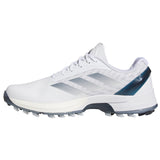 Adidas Adizero ZG 2026 Herren Golfschuhe, Weiß / Blau - Golflaedchen.de