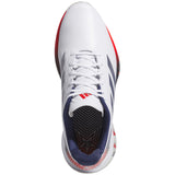 Adidas Adizero ZG Herren Golfschuhe 2026, Weiß / Blau / Rot - Golflaedchen.de