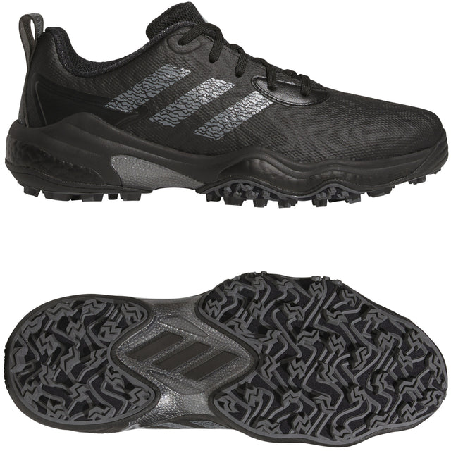 Adidas CodeChaos Herren Golfschuhe, Schwarz / Metallgrau - Golflaedchen.de