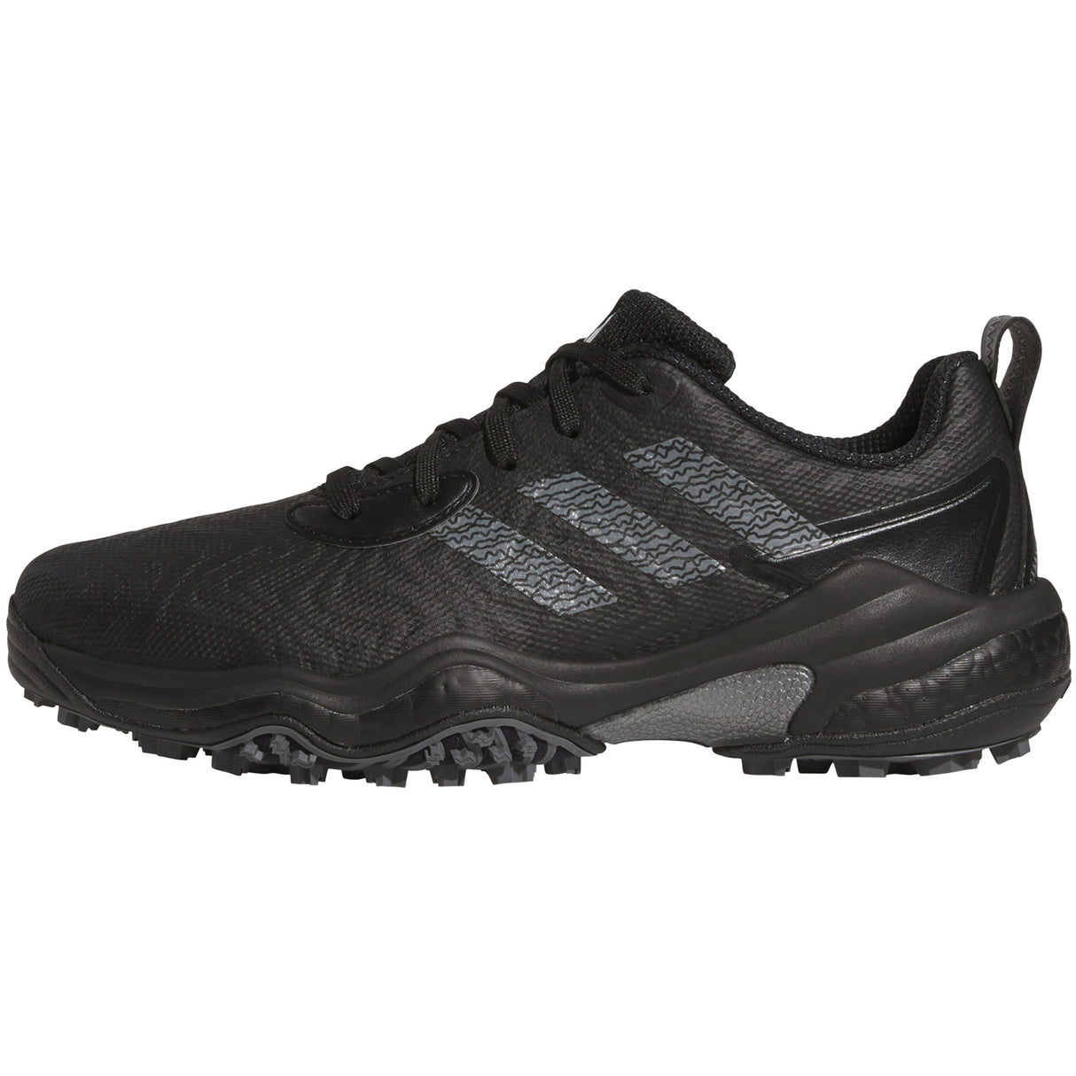 Adidas CodeChaos Herren Golfschuhe, Schwarz / Metallgrau - Golflaedchen.de