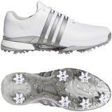 Adidas Tour 360 Herren Golfschuhe 2026, Weiß / Silbergrau - Golflaedchen.de
