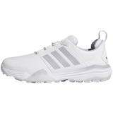 Adidas Adipower SL Herren Golfschuhe, Weiß / Silbergrau - Golflaedchen.de