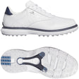 Adidas MC70 SL Spikeless Herren Golfschuhe, Weiß / Navy - Golflaedchen.de