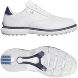 Adidas MC70 SL Spikeless Herren Golfschuhe, Weiß / Navy - Golflaedchen.de