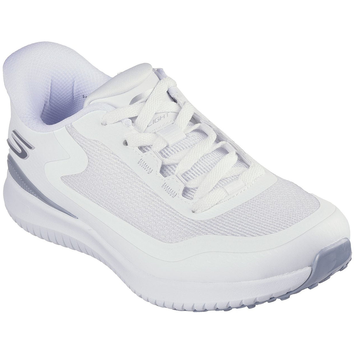 Skechers 2026 Flight Damen Golfschuhe, Weiß / Silbergrau - Golflaedchen.de