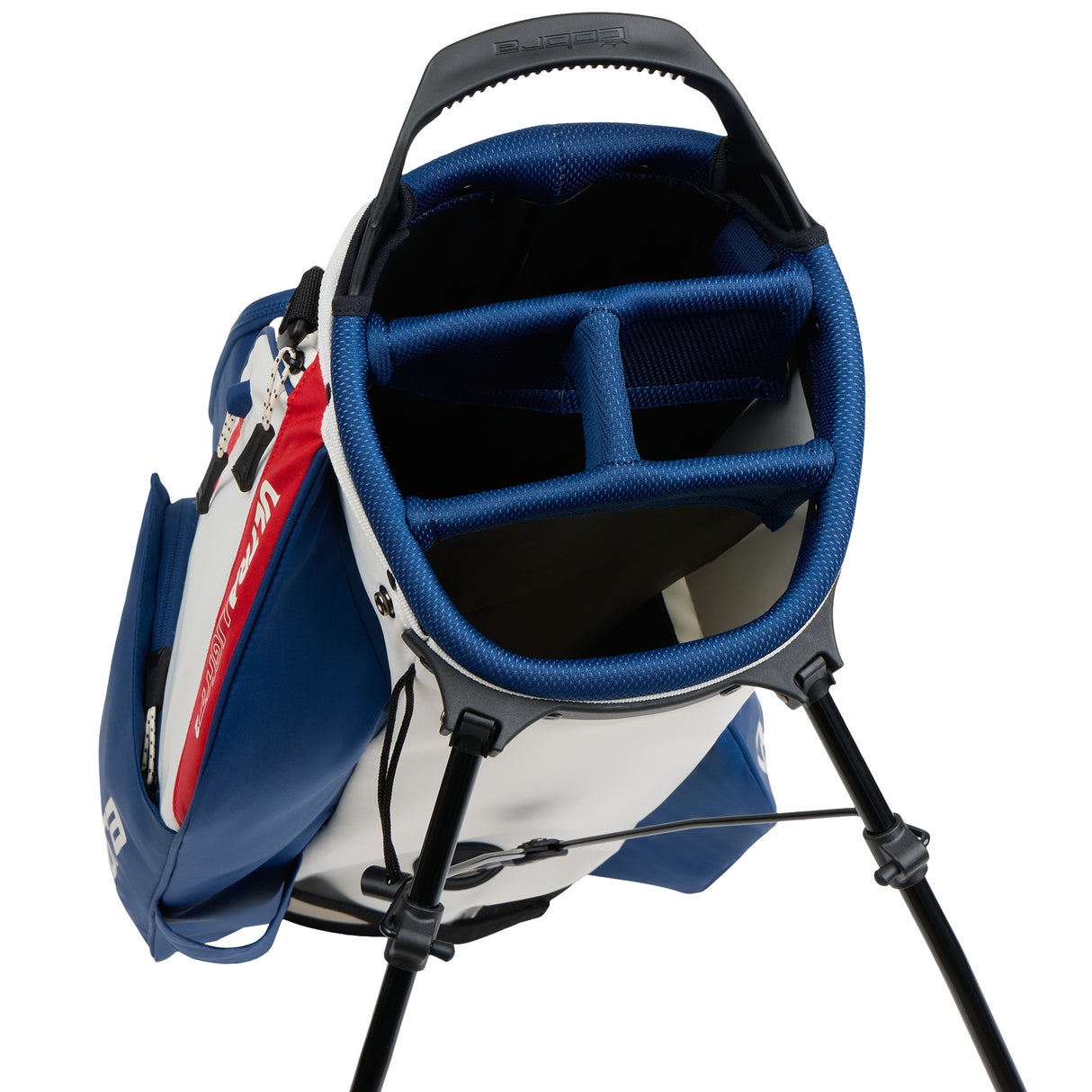 Cobra 2026 Ultralight 2 Standbag, Blau / Offwhite / Rot - Golflaedchen.de