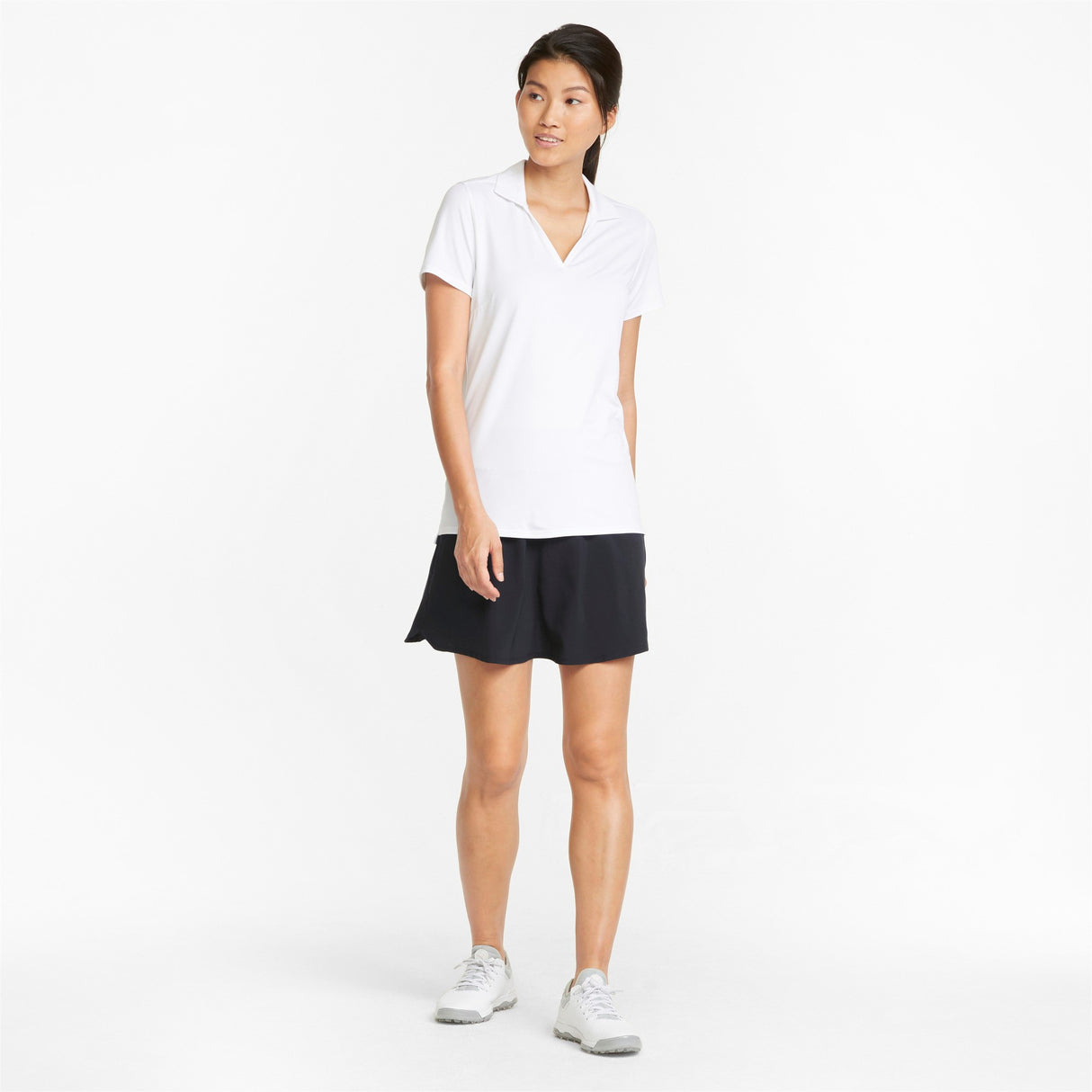 Puma PWRSHAPE Damen Golf Rock, Schwarz - Golflaedchen.de