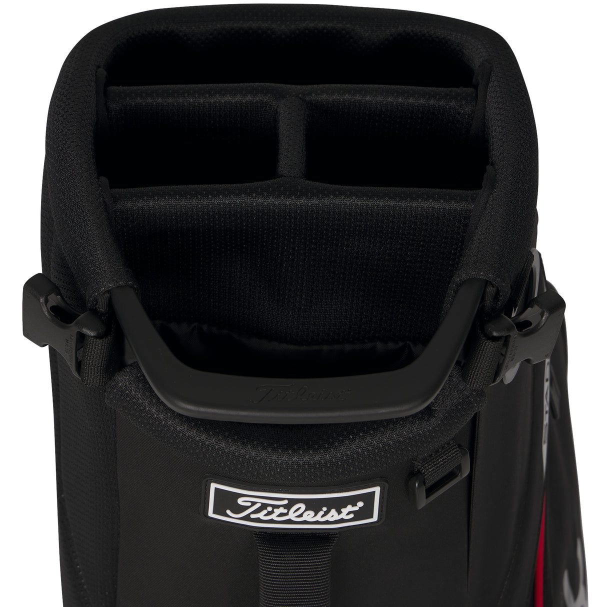 Titleist Players S4 StaDry Waterproof Standbag, Schwarz / Rot - Golflaedchen.de