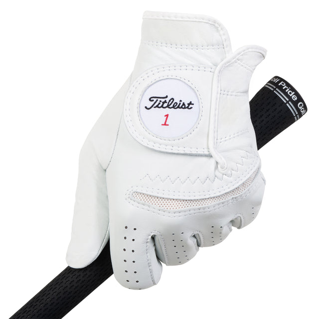 Titleist Perma Soft Leder Handschuh, Damen - Links getragen - Golflaedchen.de