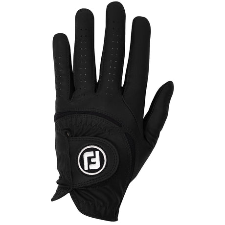 FootJoy WeatherSof Golfhandschuh, Schwarz, Herren - Links getragen - Golflaedchen.de