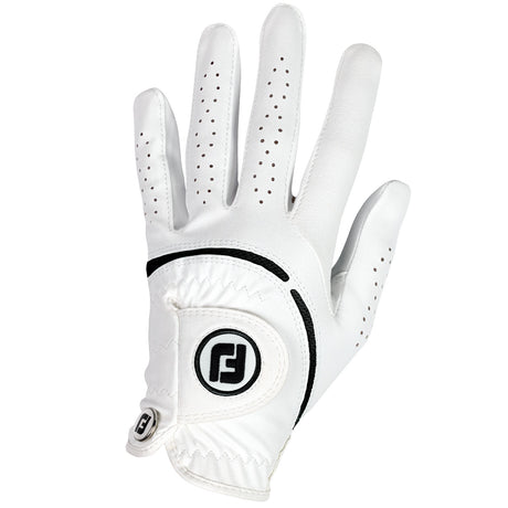 FootJoy WeatherSof Golfhandschuh, Weiß, Herren - Rechts getragen - Golflaedchen.de