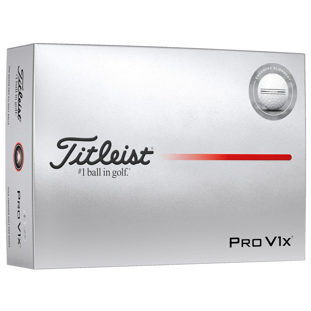 Titleist Pro V1x Alignment Golfbälle 2026, 12 Stück - Golflaedchen.de