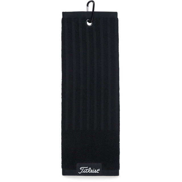 Titleist Players Tri - Fold Golf Schlägertuch / Handtuch, Schwarz - Golflaedchen.de
