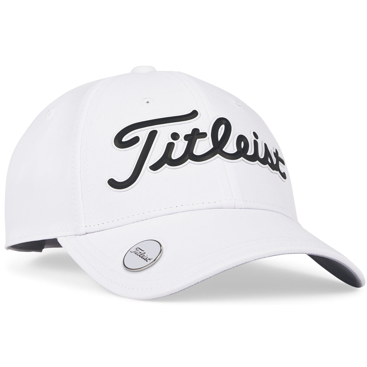 Titleist 2026 Players Performance Damen Ball Marker Cap, Weiß / Schwarz - Golflaedchen.de