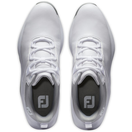 FootJoy Pro Lite Herren Golfschuhe, Weiß / Grau - Golflaedchen.de