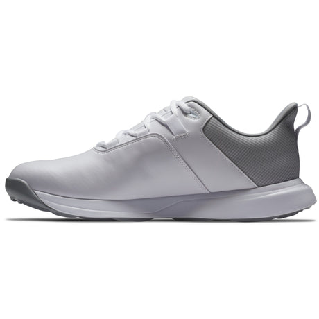 FootJoy Pro Lite Herren Golfschuhe, Weiß / Grau - Golflaedchen.de