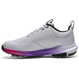 FootJoy 2026 Tour Rival Damen Golfschuhe, Weiß / Pink - Golflaedchen.de