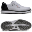FootJoy 2026 Traditions SL Blucher Herren Golfschuhe, Weiß / Schwarz - Golflaedchen.de
