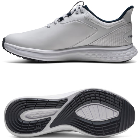 FootJoy Pulse Herren Golfschuhe, Weiß / Navy - Golflaedchen.de