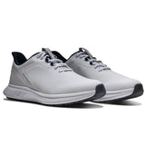 FootJoy Pulse Herren Golfschuhe, Weiß / Navy - Golflaedchen.de
