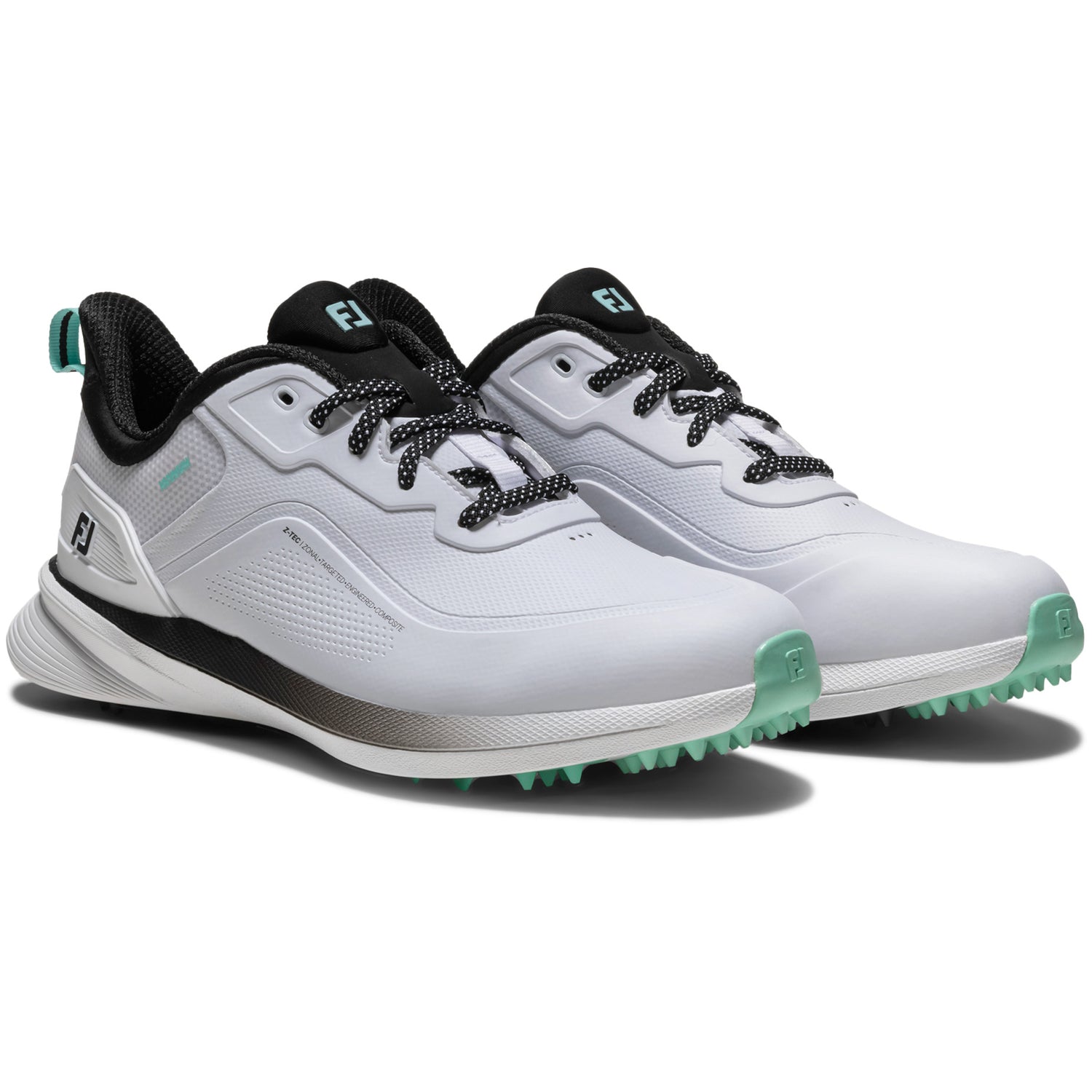 FootJoy 2026 Pro SL Herren Golfschuhe, Weiß / Schwarz - Golflaedchen.de