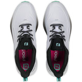 FootJoy 2026 Pro SL Herren Golfschuhe, Weiß / Schwarz - Golflaedchen.de