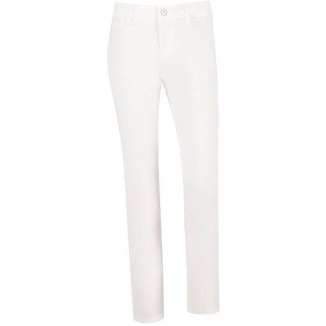 Alberto Mona FX4 Dry Cooler 7/8 Damen Golfhose, Weiß - Golflaedchen.de