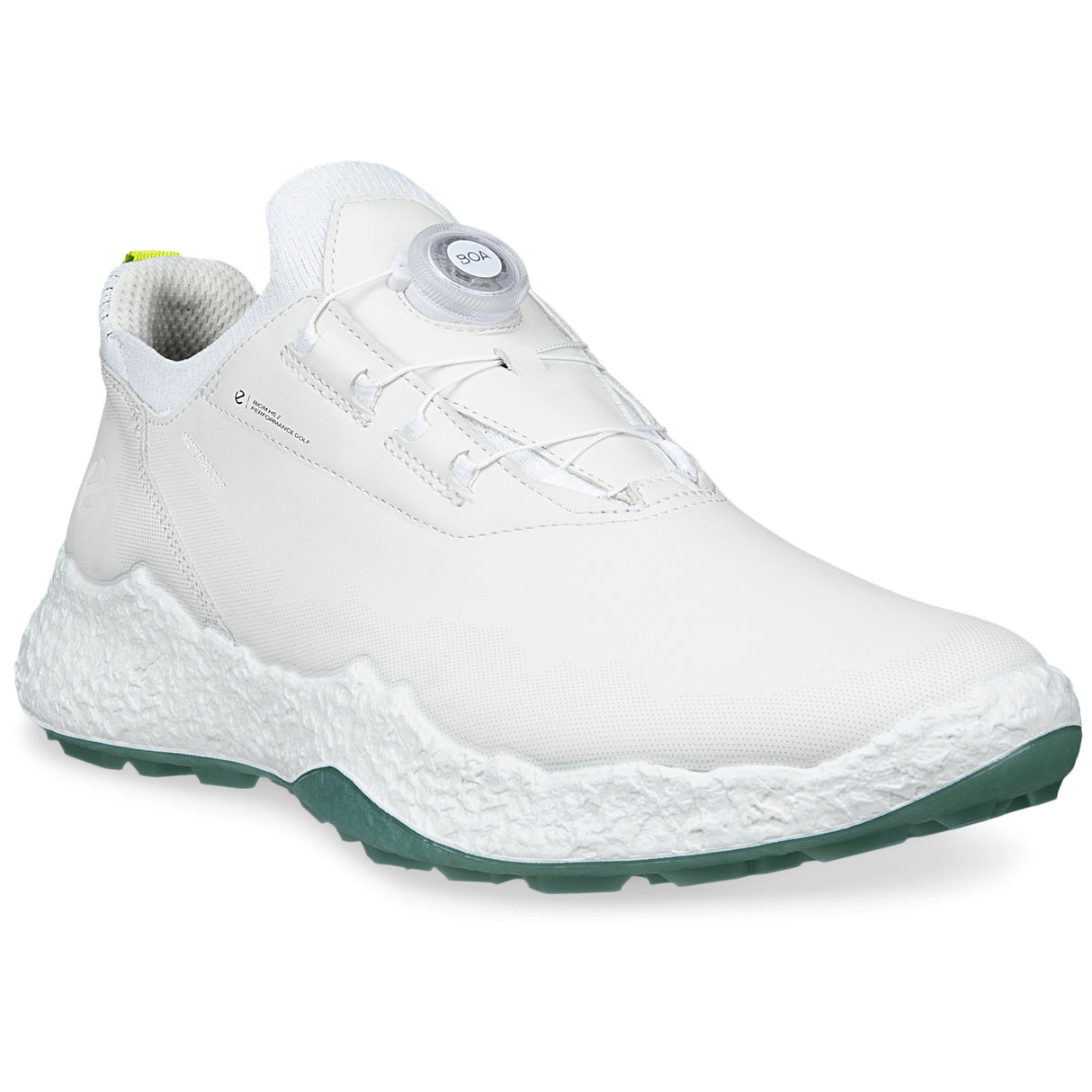 Ecco 2026 Biom H5.2 BOA Herren Golfschuhe, Weiß / Grün - Golflaedchen.de