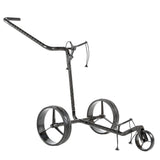JuCad Carbon 3 - Rad Golftrolley, Schwarz / Carbon - Golflaedchen.de