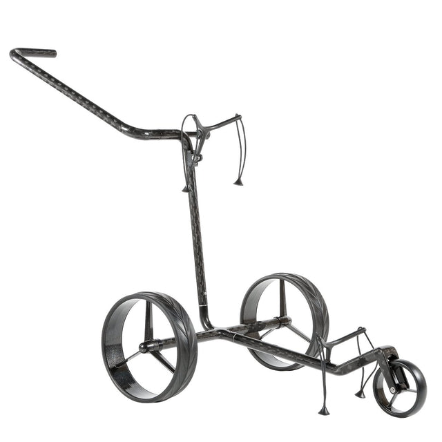 JuCad Carbon 3 - Rad Golftrolley, Schwarz / Carbon - Golflaedchen.de