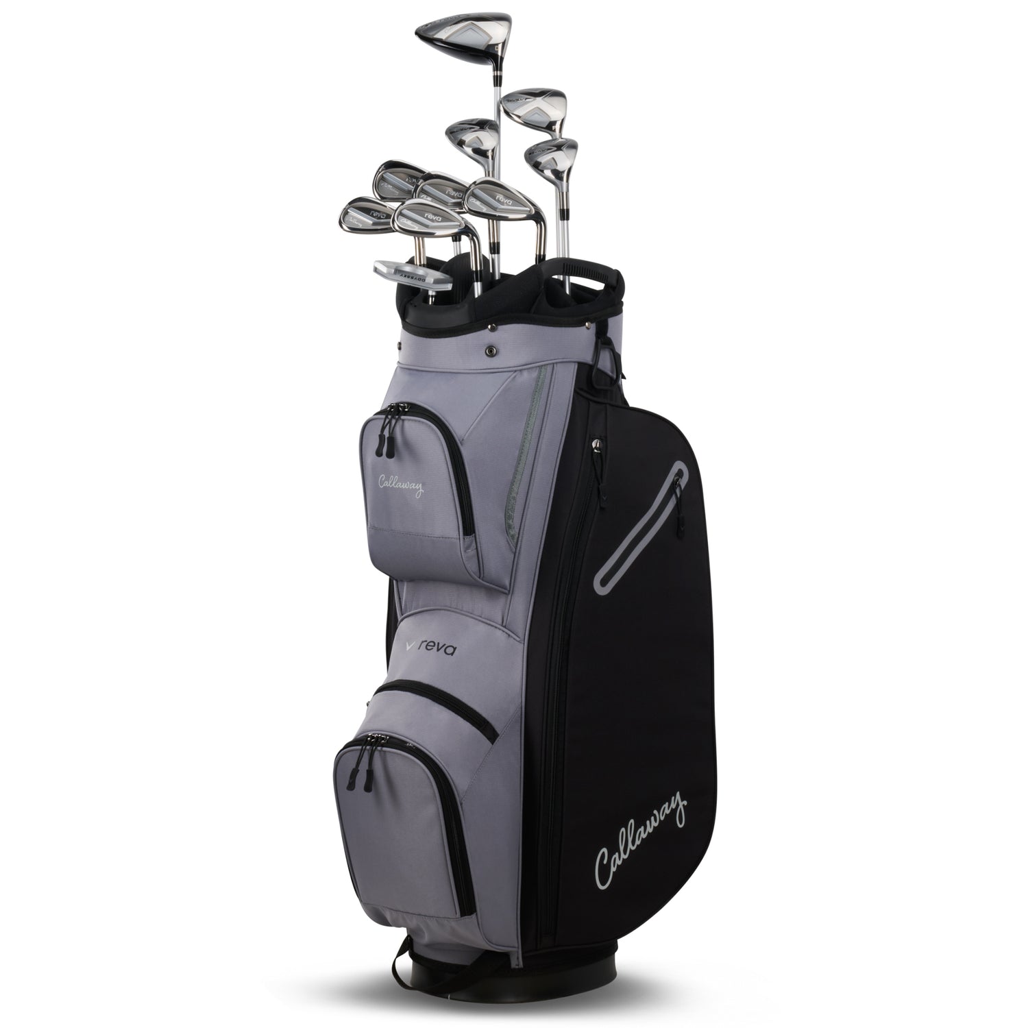 Callaway REVA 2026 Damen Komplettset / Golfset, Schwarz, Rechtshand - Golflaedchen.de