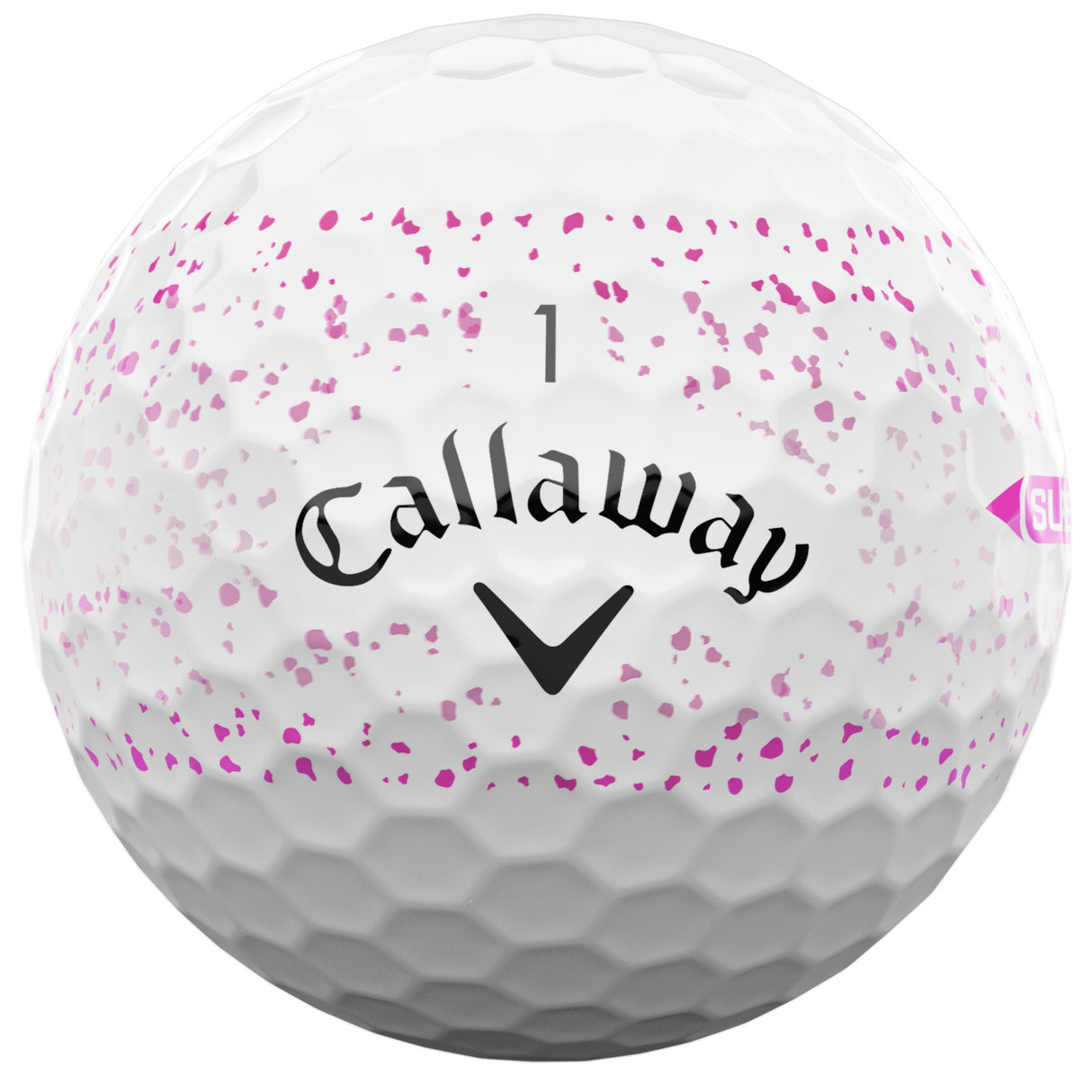 Callaway 2026 SuperSoft 360 Splatter Golfbälle, 12 Stück - Golflaedchen.de