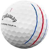 Callaway 2026 Chrome Tour Golfbälle, Triple Track, Weiß, 12 Stück - Golflaedchen.de